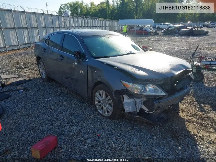 JTHBK1GG1E2118838 2014 Lexus Es 350
