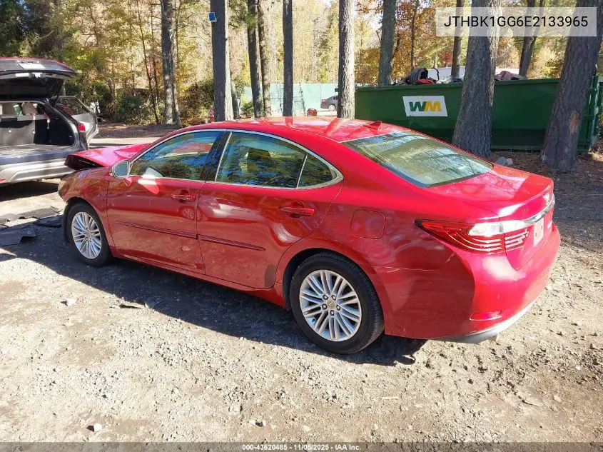 JTHBK1GG6E2133965 2014 Lexus Es 350