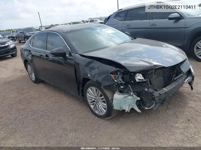 JTHBK1GG2E2110411 2014 Lexus Es 350