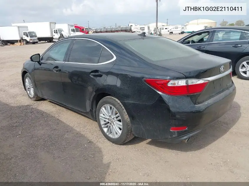JTHBK1GG2E2110411 2014 Lexus Es 350