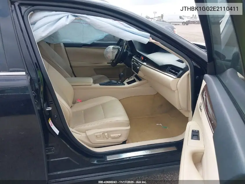 JTHBK1GG2E2110411 2014 Lexus Es 350