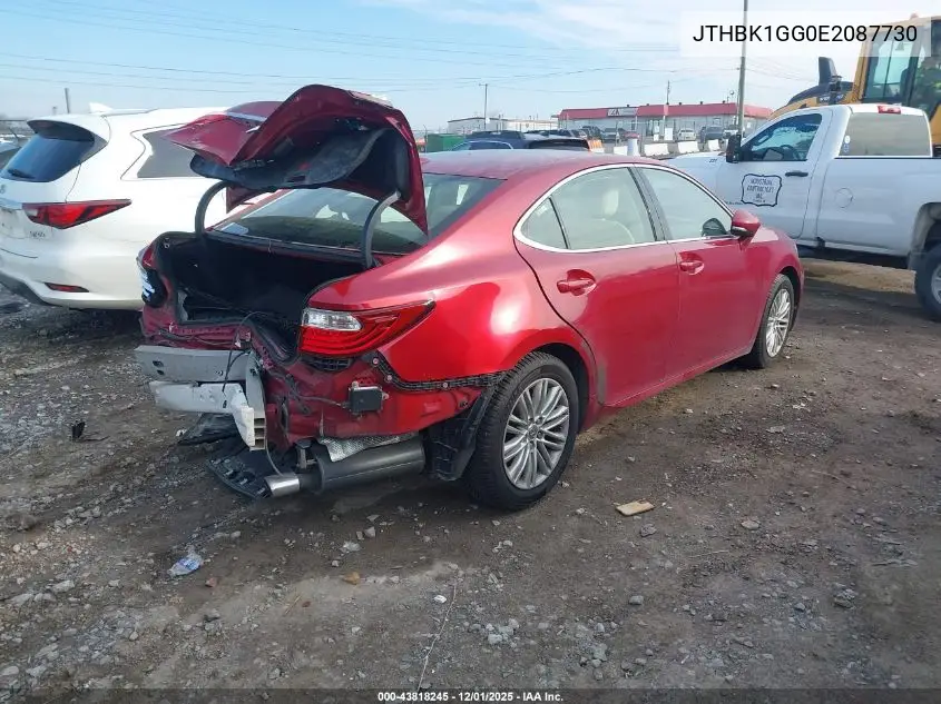 JTHBK1GG0E2087730 2014 Lexus Es 350