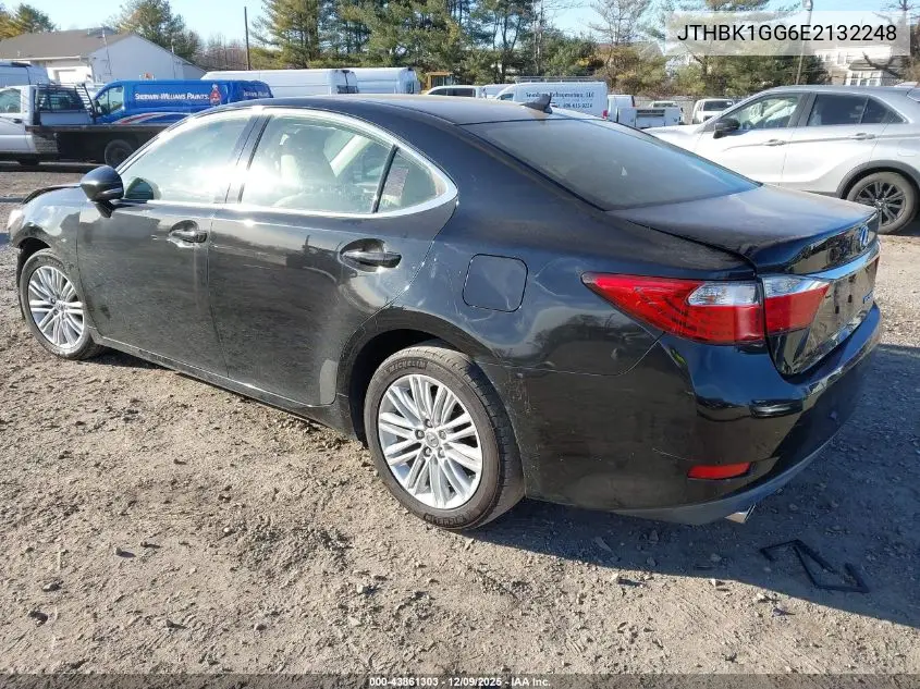 JTHBK1GG6E2132248 2014 Lexus Es 350