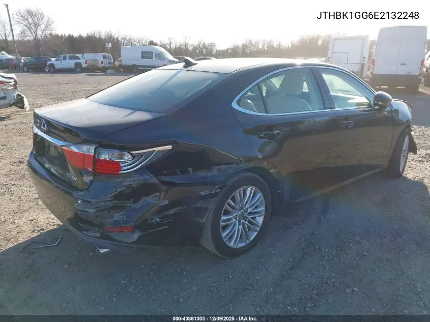 JTHBK1GG6E2132248 2014 Lexus Es 350