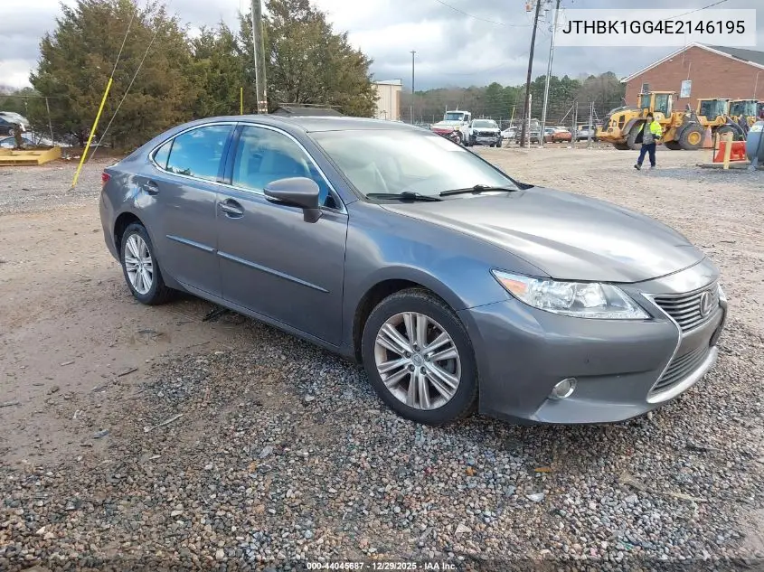 JTHBK1GG4E2146195 2014 Lexus Es 350