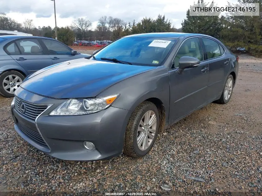 JTHBK1GG4E2146195 2014 Lexus Es 350