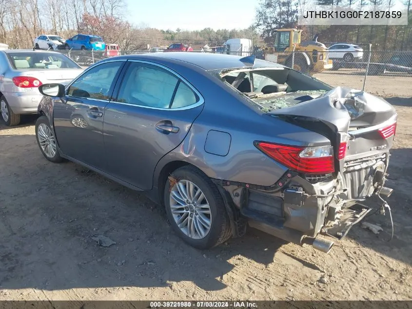 JTHBK1GG0F2187859 2015 Lexus Es 350