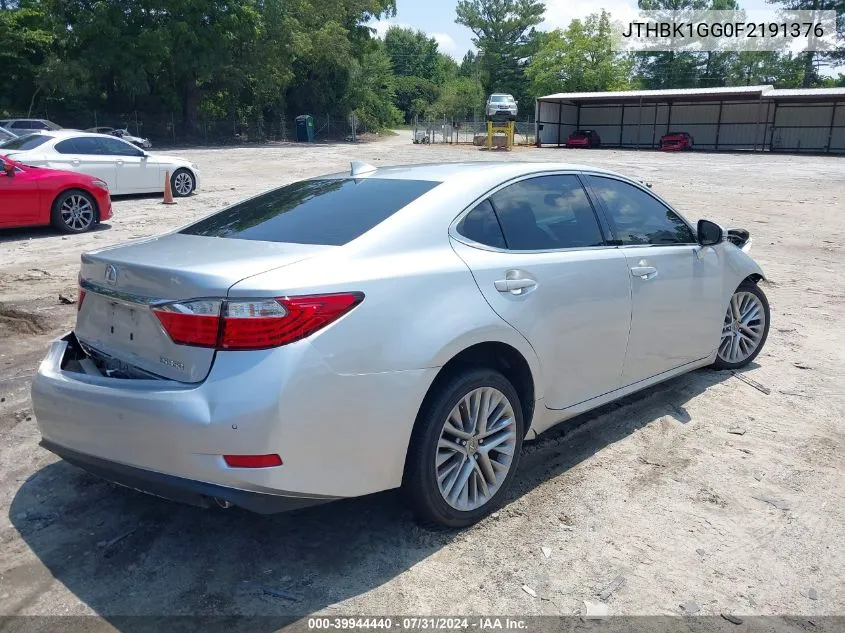 JTHBK1GG0F2191376 2015 Lexus Es 350 Crafted Line