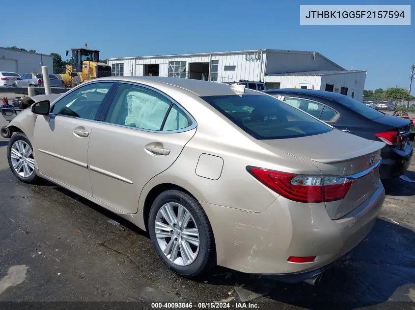 JTHBK1GG5F2157594 2015 Lexus Es 350