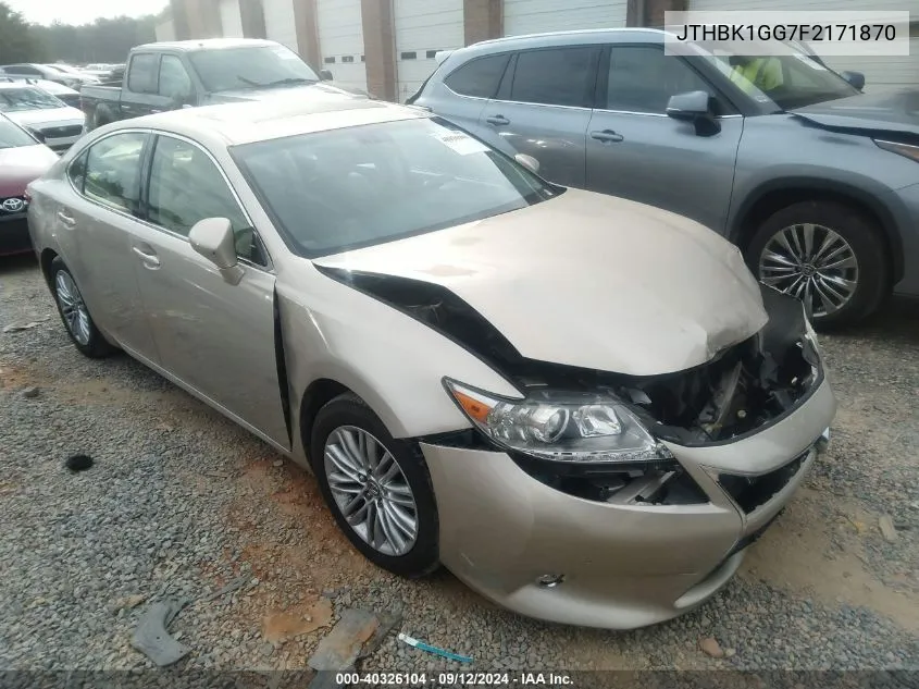 JTHBK1GG7F2171870 2015 Lexus Es 350 350