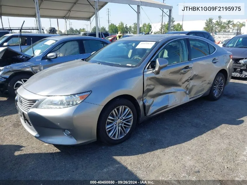 JTHBK1GG9F2195975 2015 Lexus Es 350