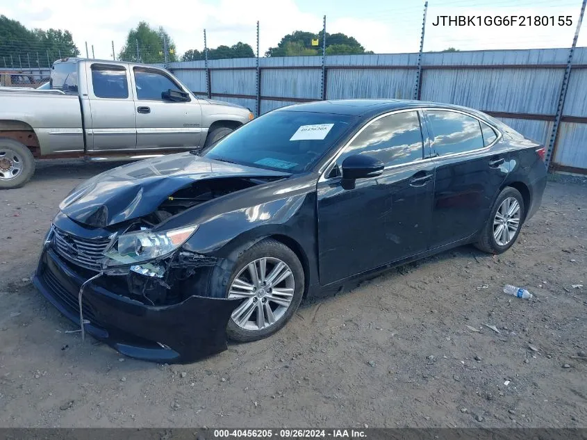 JTHBK1GG6F2180155 2015 Lexus Es 350