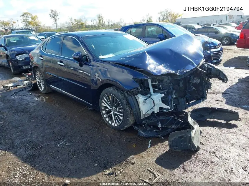 JTHBK1GG0F2194794 2015 Lexus Es 350
