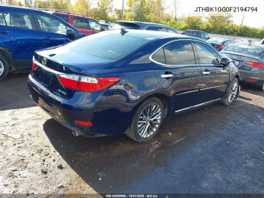 JTHBK1GG0F2194794 2015 Lexus Es 350