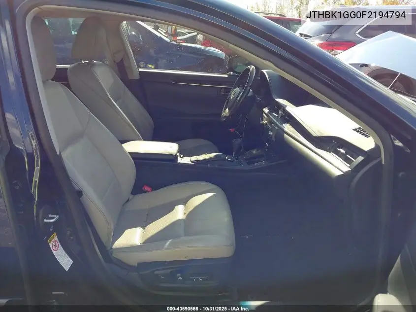 JTHBK1GG0F2194794 2015 Lexus Es 350