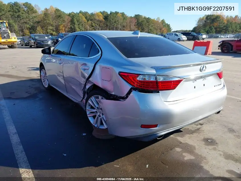 JTHBK1GG9F2207591 2015 Lexus Es 350