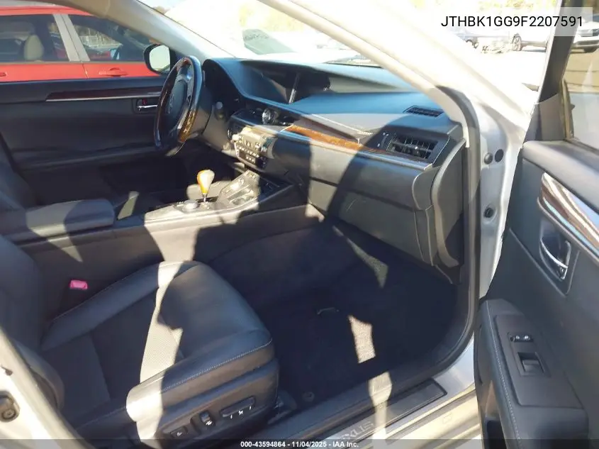 JTHBK1GG9F2207591 2015 Lexus Es 350
