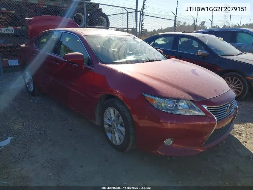 JTHBW1GG2F2079151 2015 Lexus Es 300H