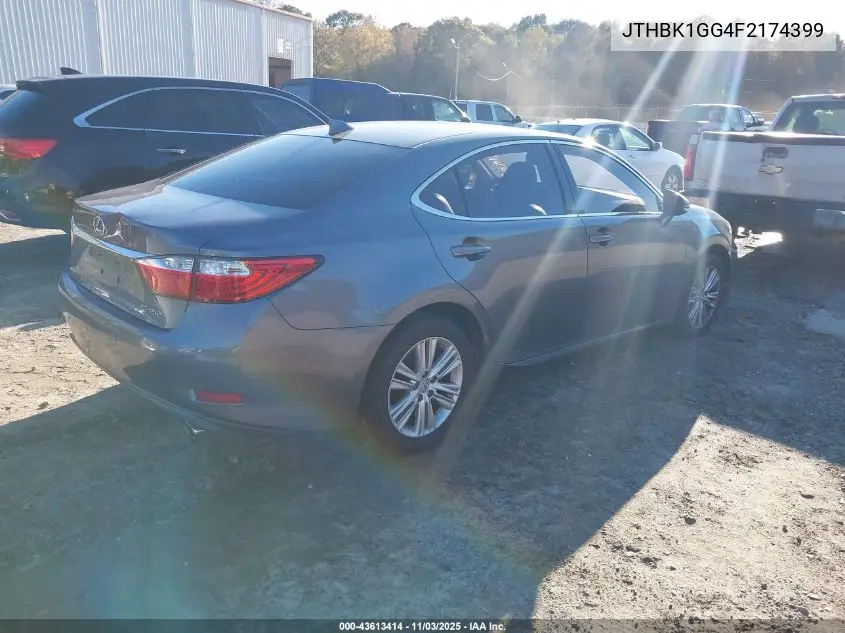 JTHBK1GG4F2174399 2015 Lexus Es 350