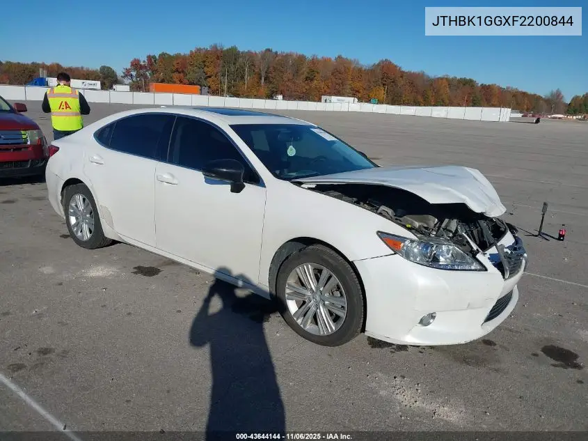 JTHBK1GGXF2200844 2015 Lexus Es 350