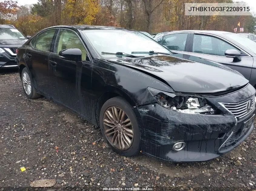 JTHBK1GG3F2208915 2015 Lexus Es 350