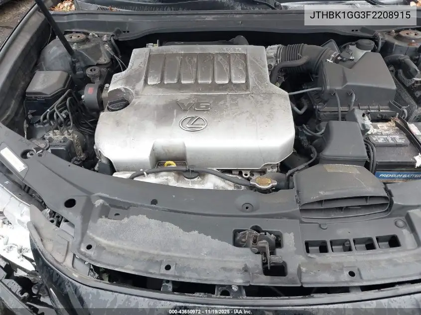 JTHBK1GG3F2208915 2015 Lexus Es 350