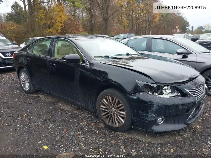 JTHBK1GG3F2208915 2015 Lexus Es 350