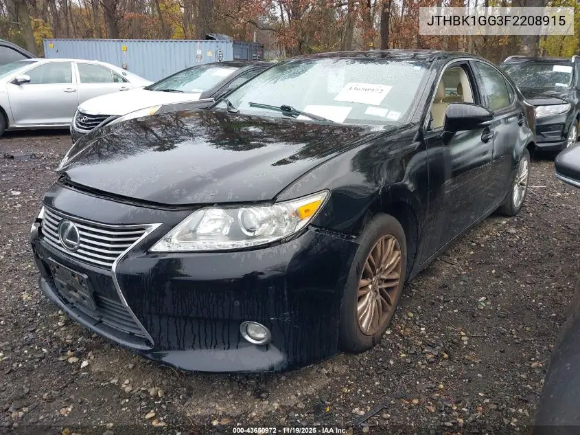 JTHBK1GG3F2208915 2015 Lexus Es 350