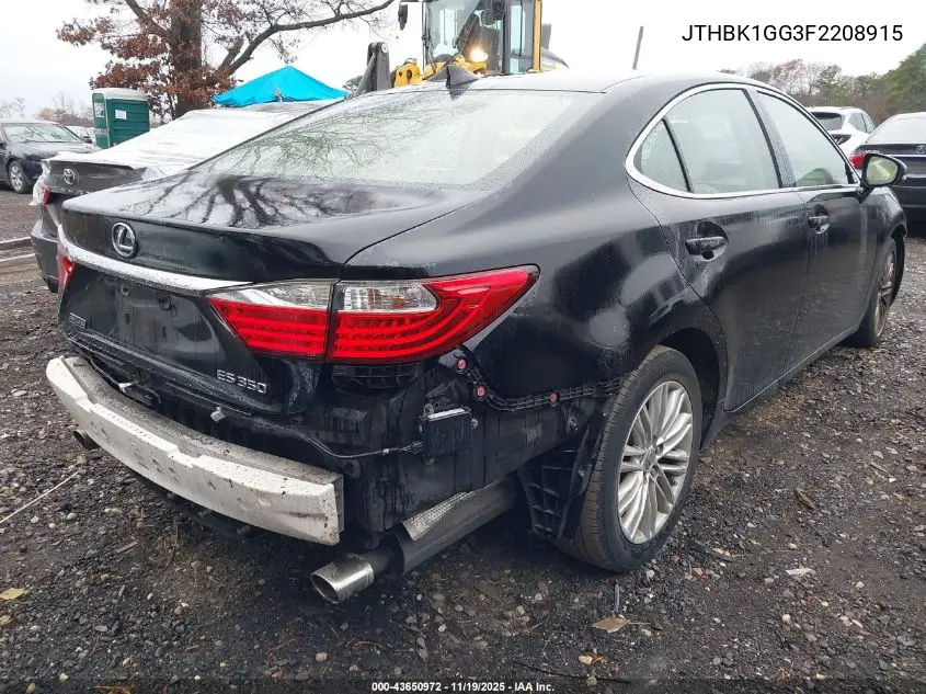 JTHBK1GG3F2208915 2015 Lexus Es 350