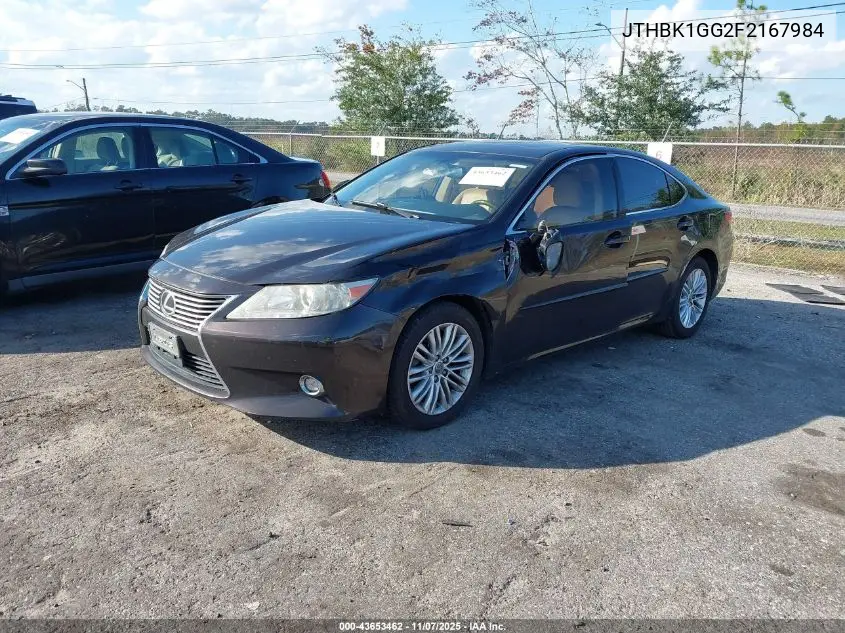 JTHBK1GG2F2167984 2015 Lexus Es 350