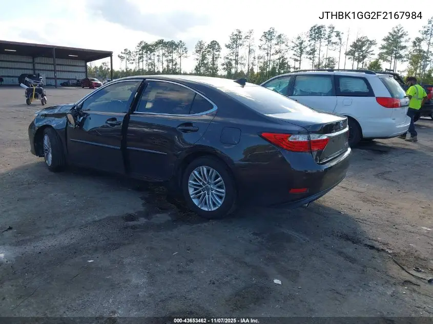 JTHBK1GG2F2167984 2015 Lexus Es 350