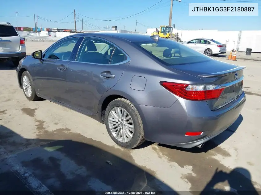 JTHBK1GG3F2180887 2015 Lexus Es 350
