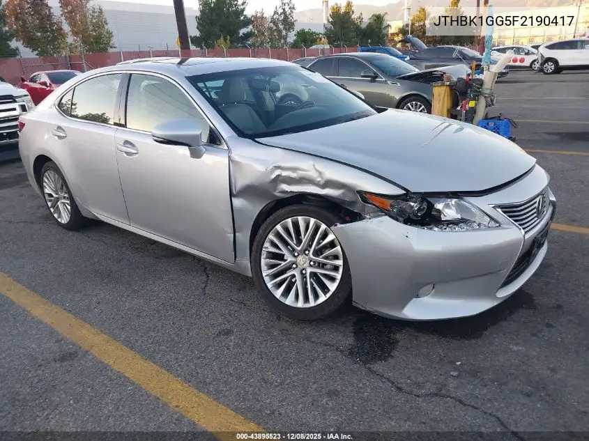 JTHBK1GG5F2190417 2015 Lexus Es 350