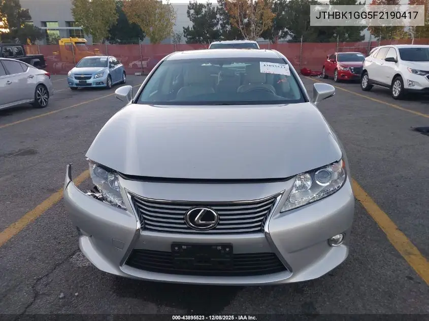 JTHBK1GG5F2190417 2015 Lexus Es 350