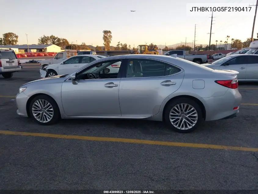JTHBK1GG5F2190417 2015 Lexus Es 350