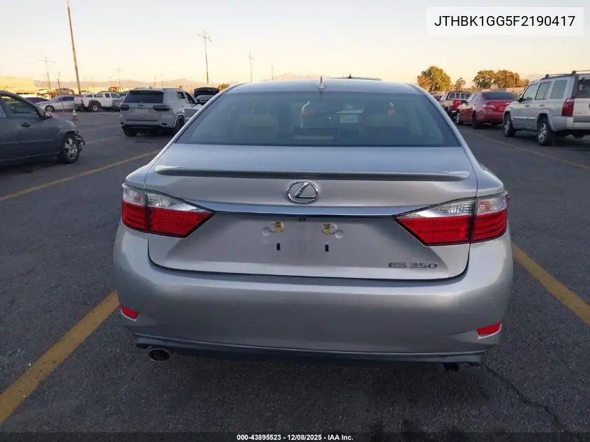 JTHBK1GG5F2190417 2015 Lexus Es 350