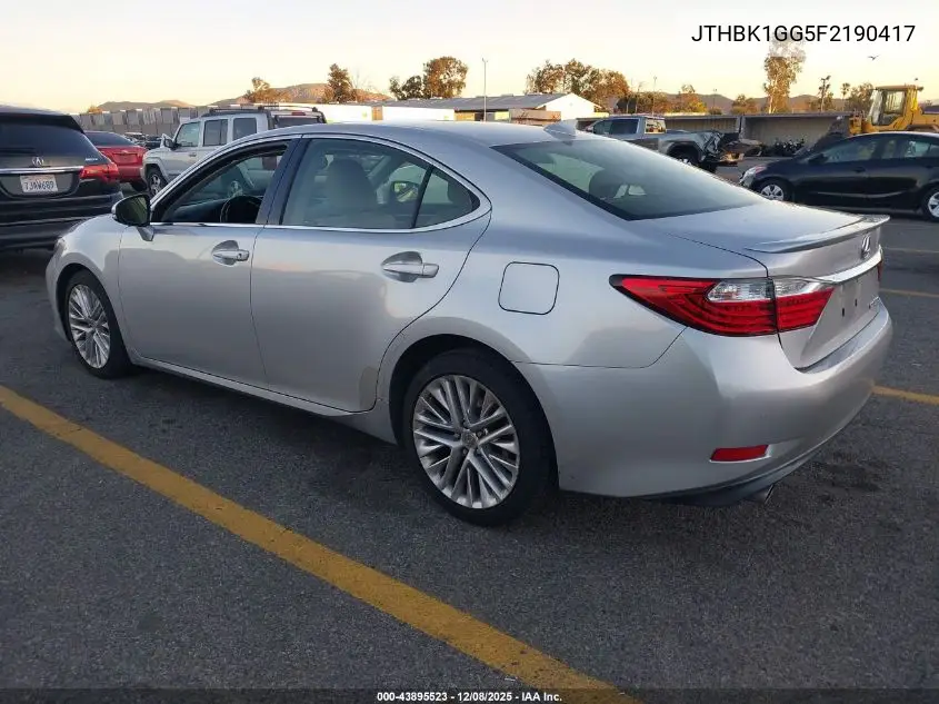 JTHBK1GG5F2190417 2015 Lexus Es 350