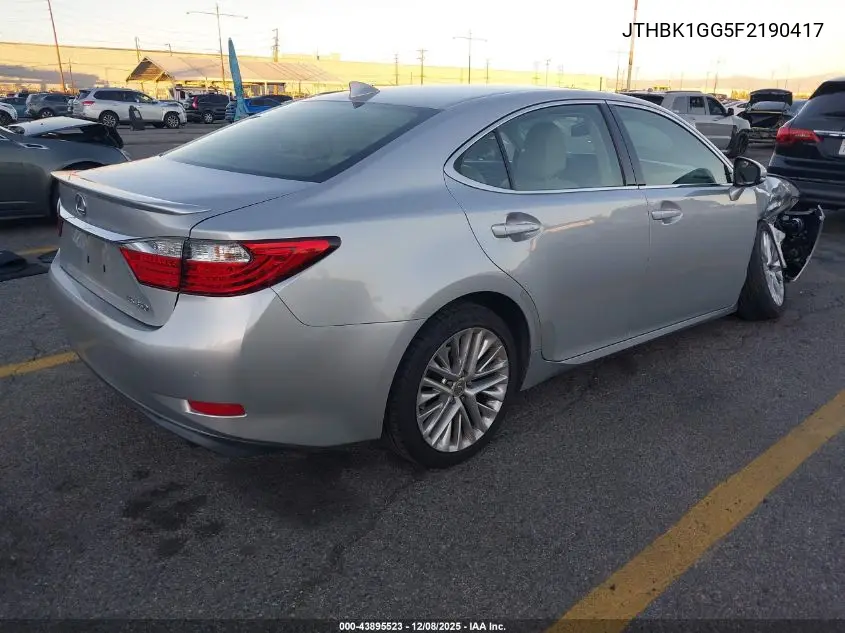 JTHBK1GG5F2190417 2015 Lexus Es 350