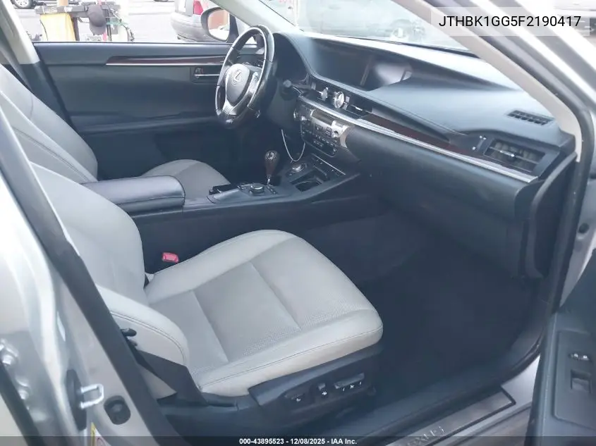 JTHBK1GG5F2190417 2015 Lexus Es 350