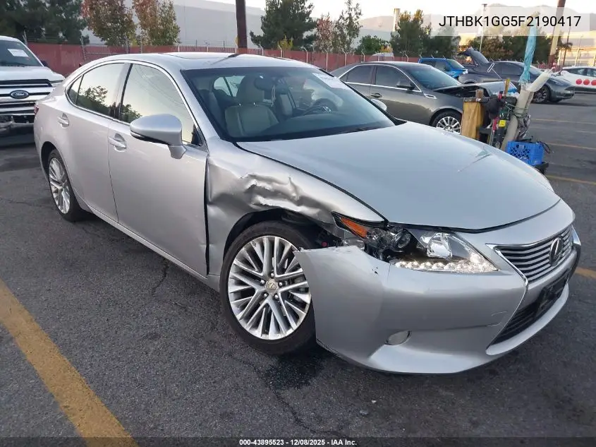 JTHBK1GG5F2190417 2015 Lexus Es 350