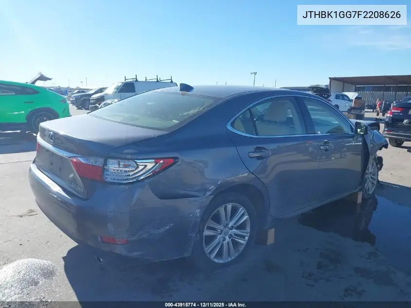 JTHBK1GG7F2208626 2015 Lexus Es 350