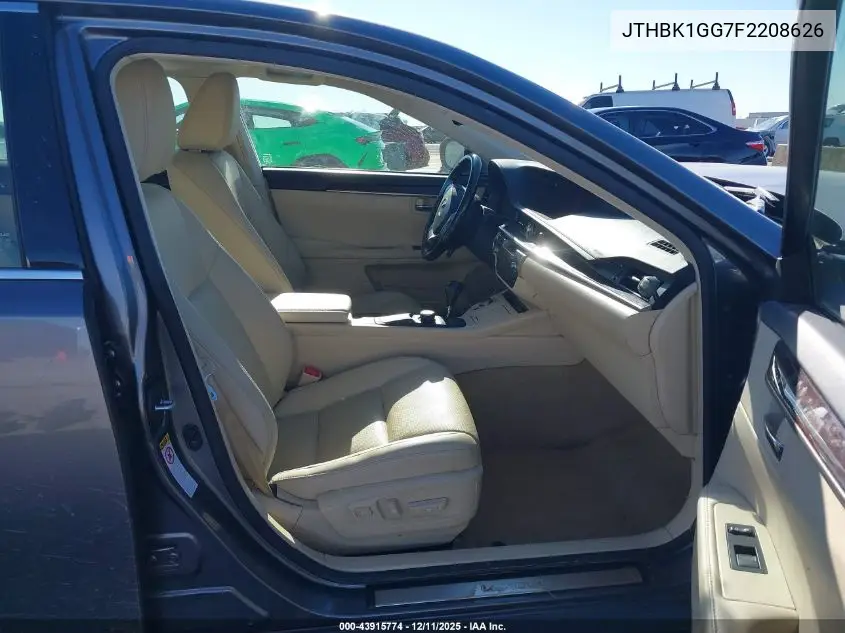 JTHBK1GG7F2208626 2015 Lexus Es 350