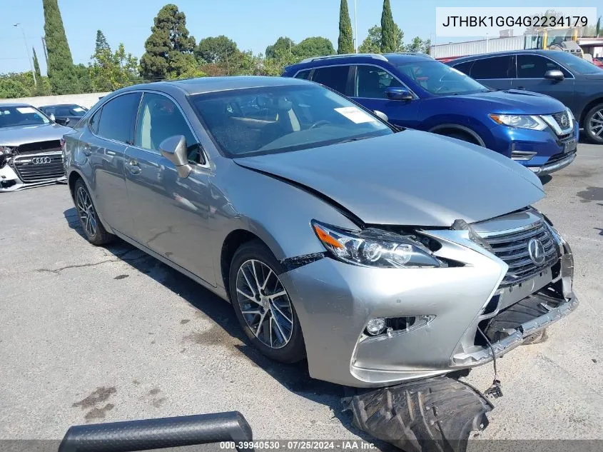 JTHBK1GG4G2234179 2016 Lexus Es 350