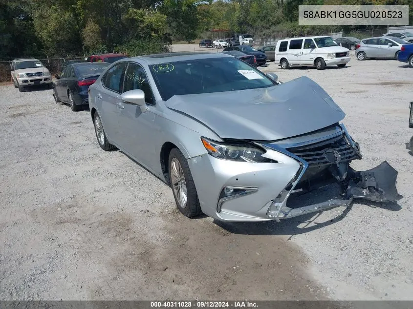 58ABK1GG5GU020523 2016 Lexus Es 350