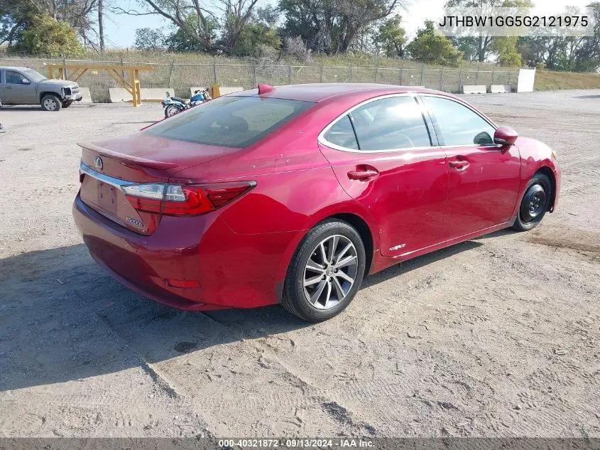 JTHBW1GG5G2121975 2016 Lexus Es 300H