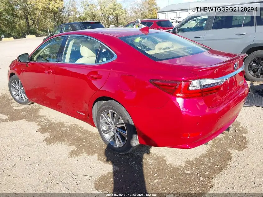 JTHBW1GG9G2120294 2016 Lexus Es 300H