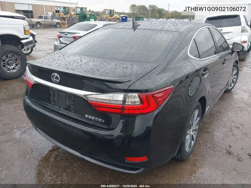 JTHBW1GG9G2106072 2016 Lexus Es 300H