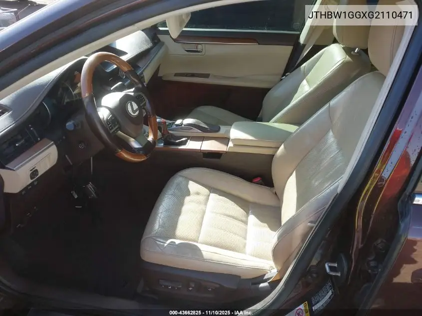 JTHBW1GGXG2110471 2016 Lexus Es 300H