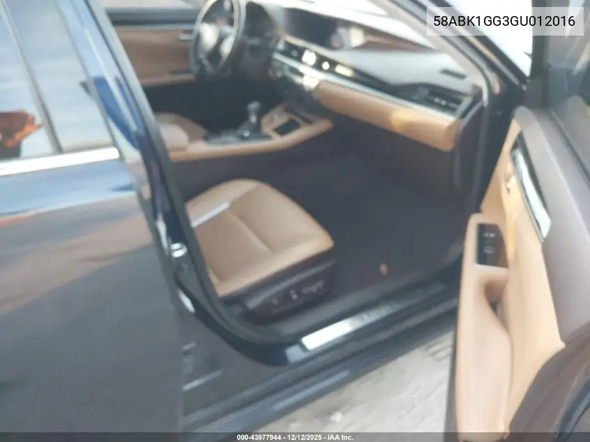 58ABK1GG3GU012016 2016 Lexus Es 350