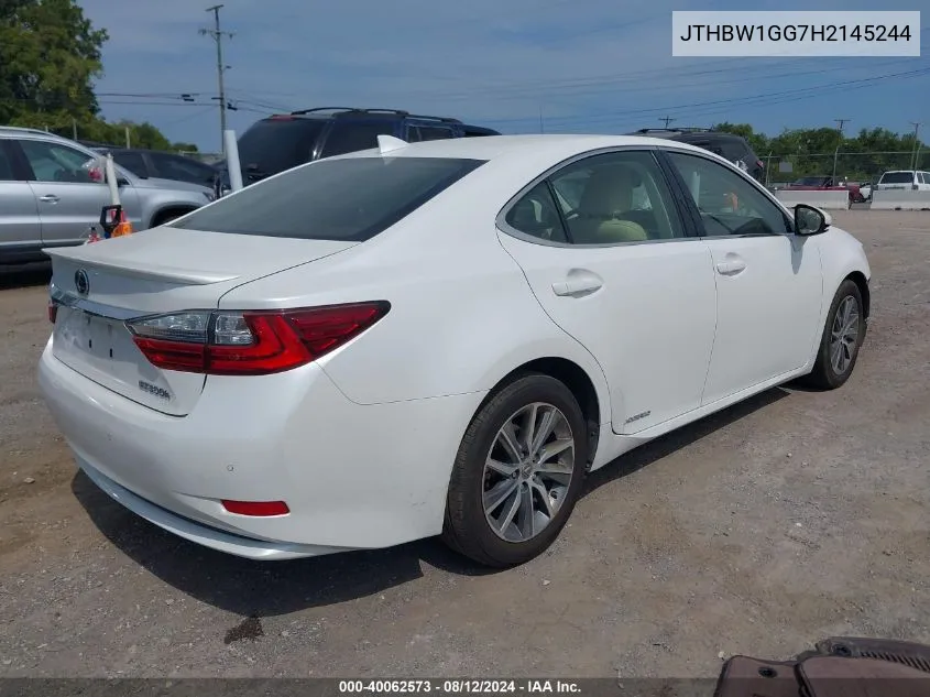 JTHBW1GG7H2145244 2017 Lexus Es 300H